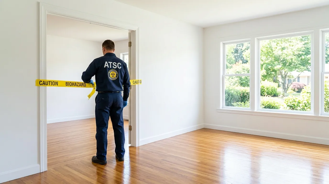 Certified biohazard cleanup crew performing Crime Scene Cleanup in Glen Cove